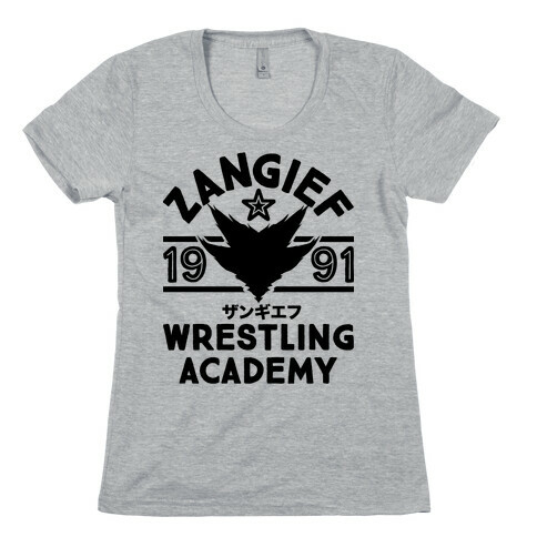 Zangief Wrestling Academy Womens T-Shirt