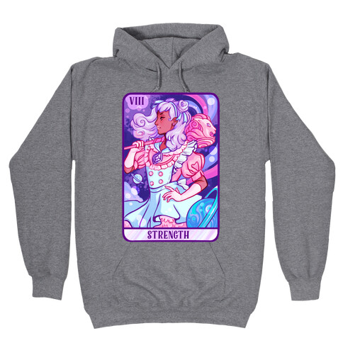 (Magical Girl) Strength Tarot Card Hooded Sweatshirt