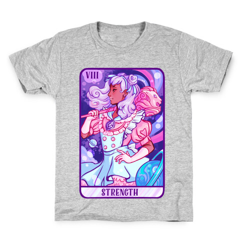 (Magical Girl) Strength Tarot Card Kids T-Shirt