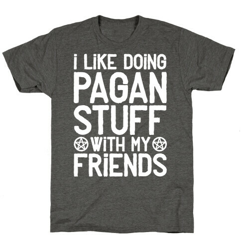 I Like Doing Pagan Stuff with My Friends T-Shirt