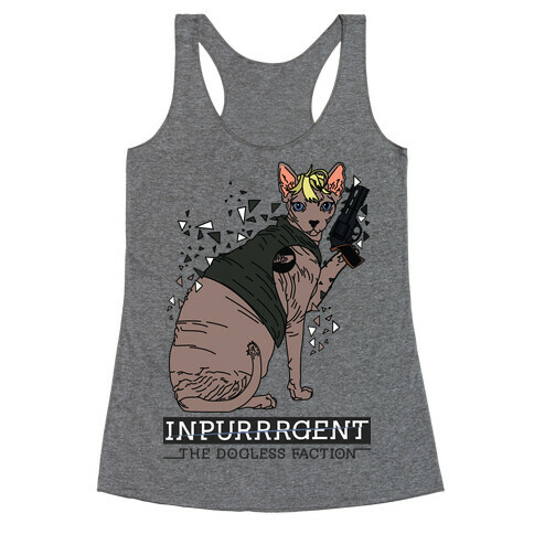 Inpurrrgent Cat Racerback Tank Top