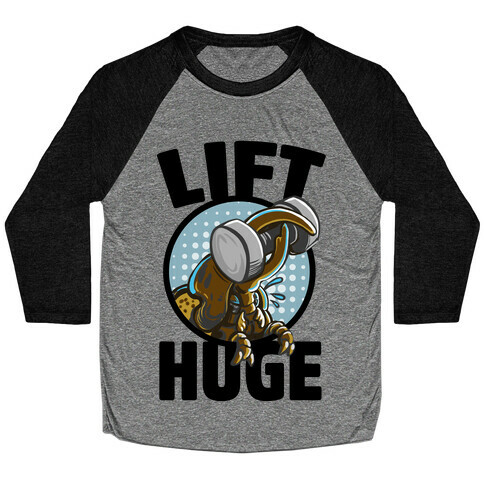 Lift Huge (Hercules Beetle) Baseball Tee