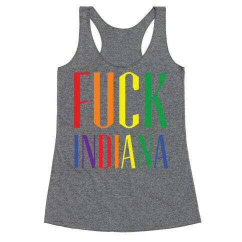 F*** Indiana Racerback Tank Top