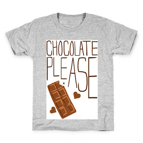 Chocolate Please (Tank) Kids T-Shirt