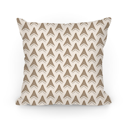 Brown Arrow Pattern Pillow