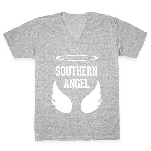 Southern Angel V-Neck Tee Shirt
