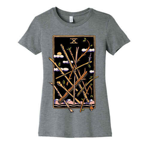 Ten Of Wands Womens T-Shirt