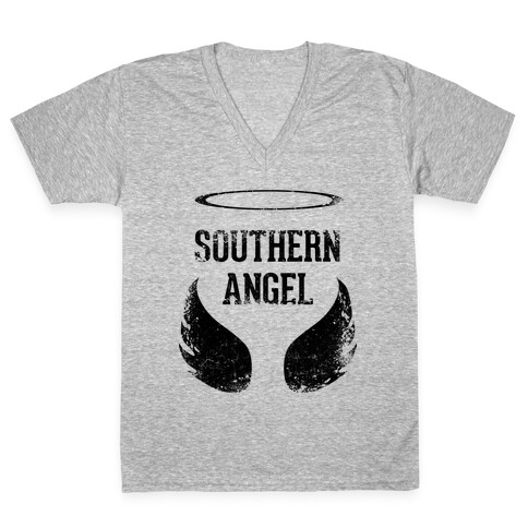 Southern Angel (Vintage) V-Neck Tee Shirt