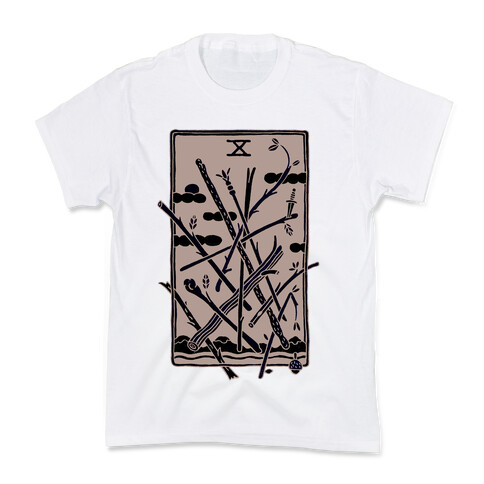 Ten Of Wands Kids T-Shirt