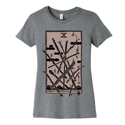 Ten Of Wands Womens T-Shirt