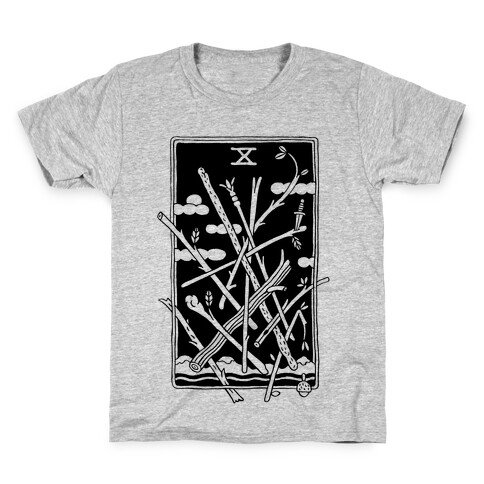 Ten Of Wands Kids T-Shirt