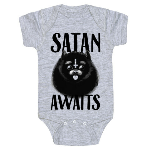 Satan Awaits Pomeranian Baby One-Piece