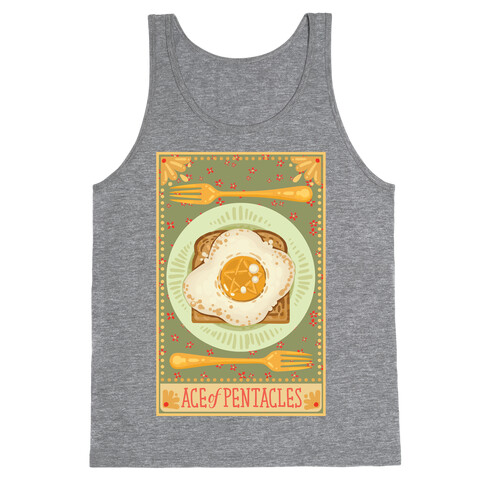 Tarot Card: The Egg Of Pentacles Tank Top