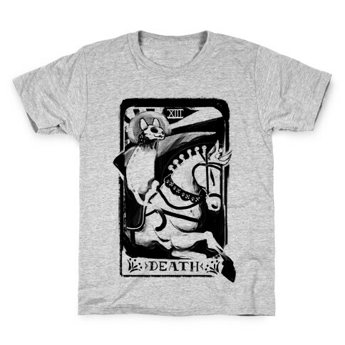 Cat Death Tarot Kids T-Shirt