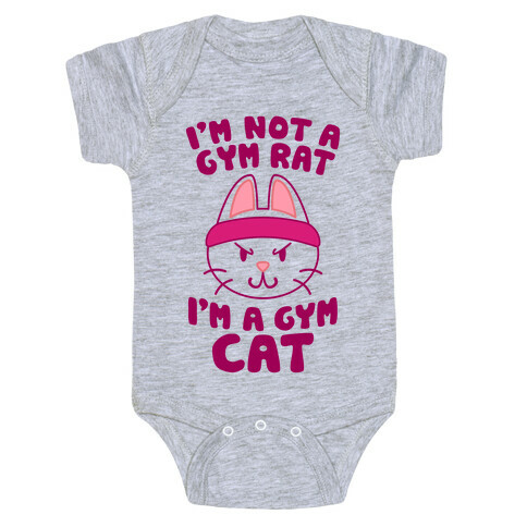 I'm A Gym Cat Baby One-Piece