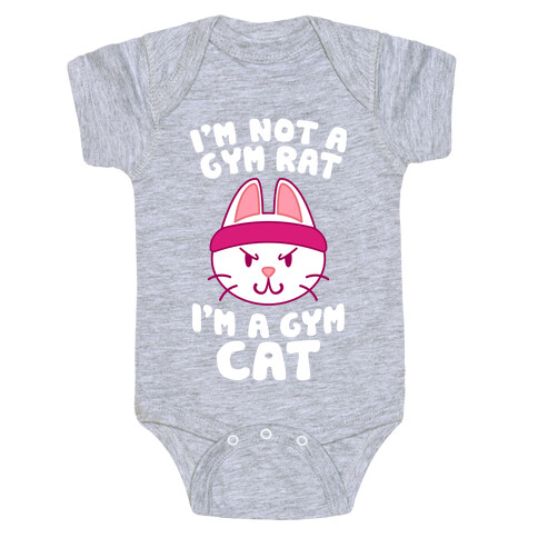 I'm A Gym Cat Baby One-Piece