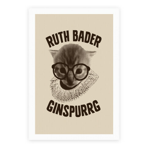 Ruth Bader Ginspurrg Poster