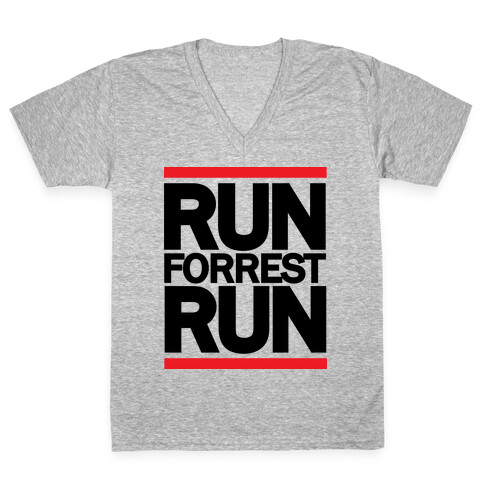 Run Forrest Run V-Neck Tee Shirt