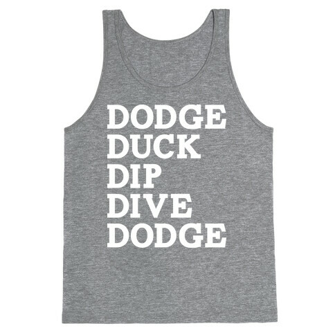 The 5 D's of Dodgeball Tank Top