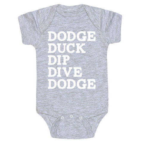 The 5 D's of Dodgeball Baby One-Piece