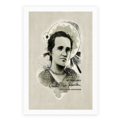 Cecilia Payne-Gaposchkin Famous Astronomer Poster