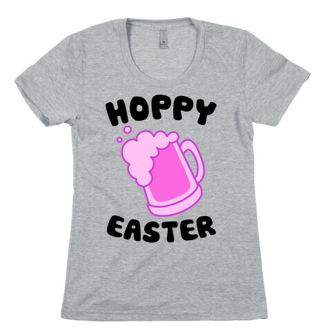 Hoppy Easter Womens T-Shirt