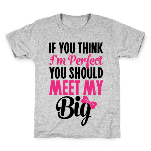 If You Think I'm Perfect You Should Meet My Big Kids T-Shirt