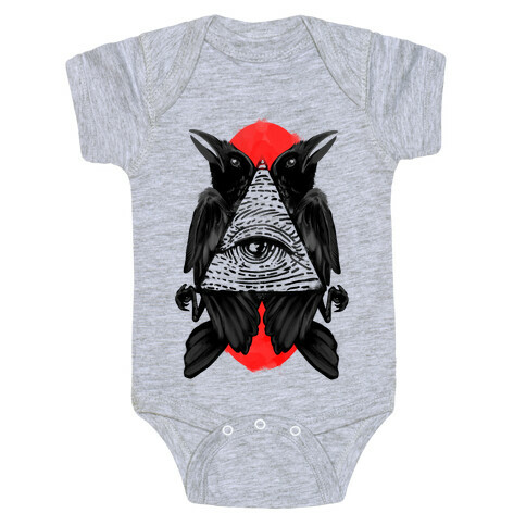 Crow's Illuminati Baby One-Piece