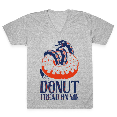 Donut Tread on Me V-Neck Tee Shirt