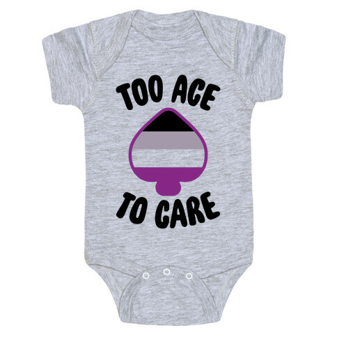 Too Ace To Care Baby One-Piece