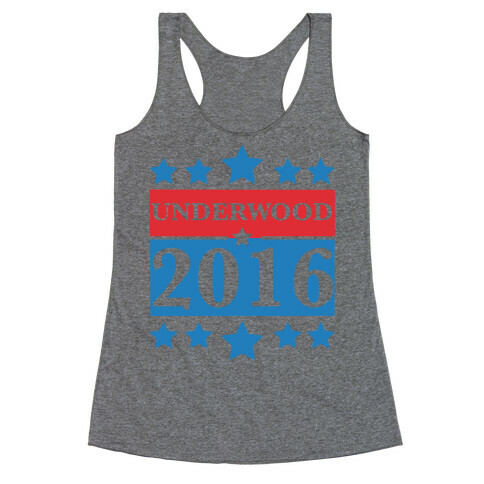 Underwood For President 2016 Racerback Tank Top