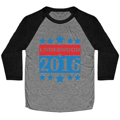 Underwood For President 2016 Baseball Tee