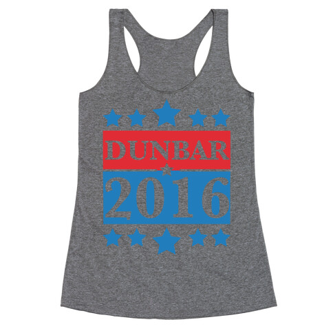 Dunbar For President 2016 Racerback Tank Top