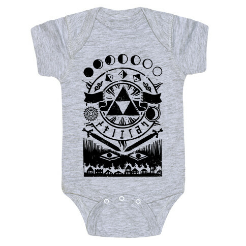Hyrule Occult Symbols Baby One-Piece