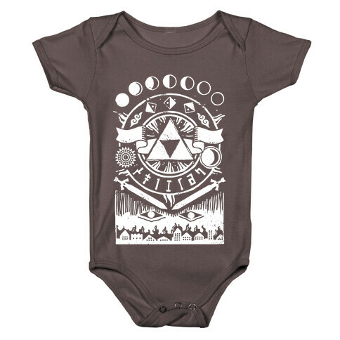 Hyrule Occult Symbols Baby One-Piece