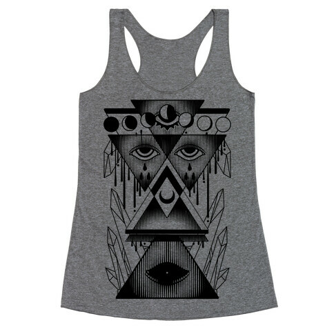 Witch Collage Racerback Tank Top