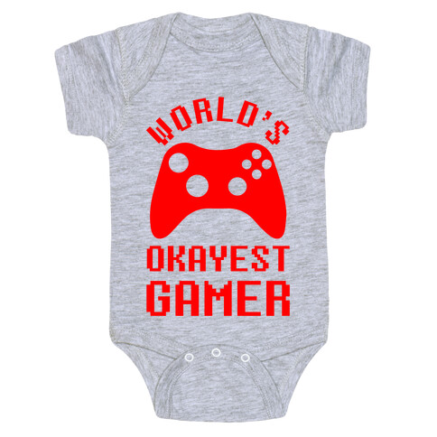 World's Okayest Gamer Baby One-Piece