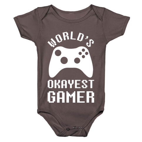 World's Okayest Gamer Baby One-Piece