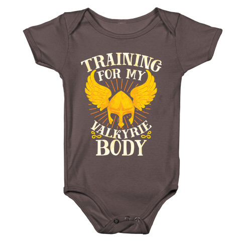 Training for My Valkyrie Body Baby One-Piece