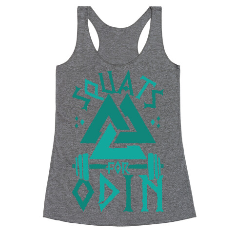 Squats For Odin Racerback Tank Top