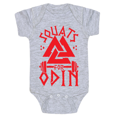 Squats For Odin Baby One-Piece