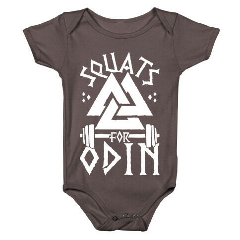 Squats For Odin Baby One-Piece