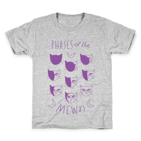 Phases Of The Mewn Kids T-Shirt
