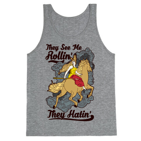 They See Me Rollin' They Hatin' Valkyrie Tank Top