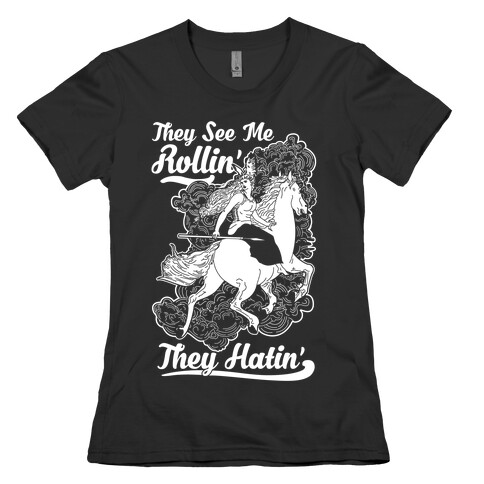 They See Me Rollin' They Hatin' Valkyrie Womens T-Shirt