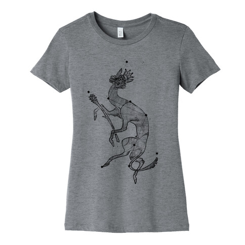 Deer God Stars Womens T-Shirt