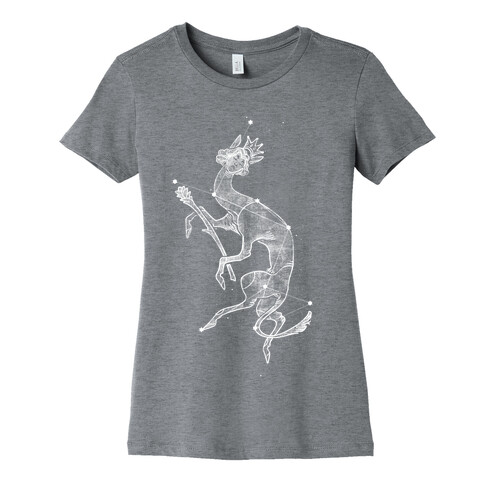 Deer God Stars Womens T-Shirt