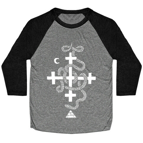 Snake Cult Baseball Tee