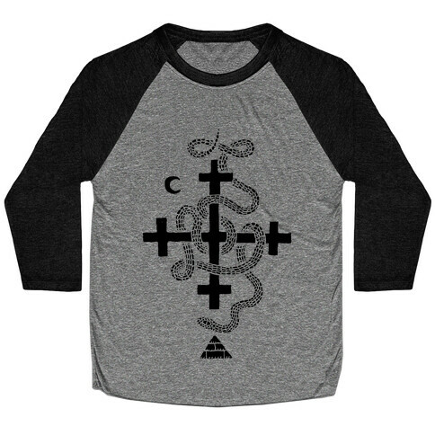 Snake Cult Baseball Tee