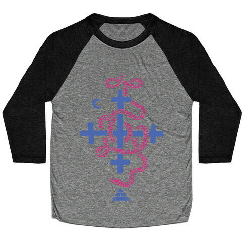 Snake Cult Baseball Tee